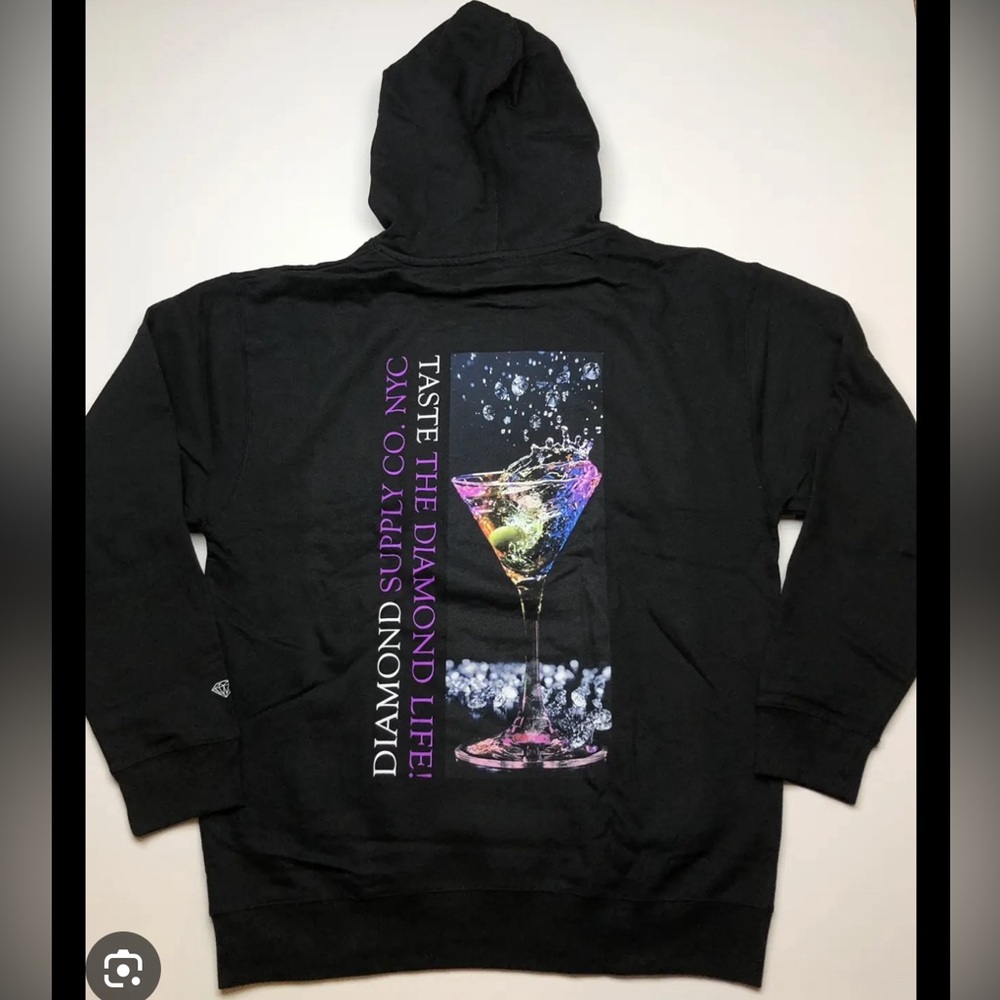 Diamond Supply Co Diamond Life Hoodie mens Sz 2x BNWT White Brand New original